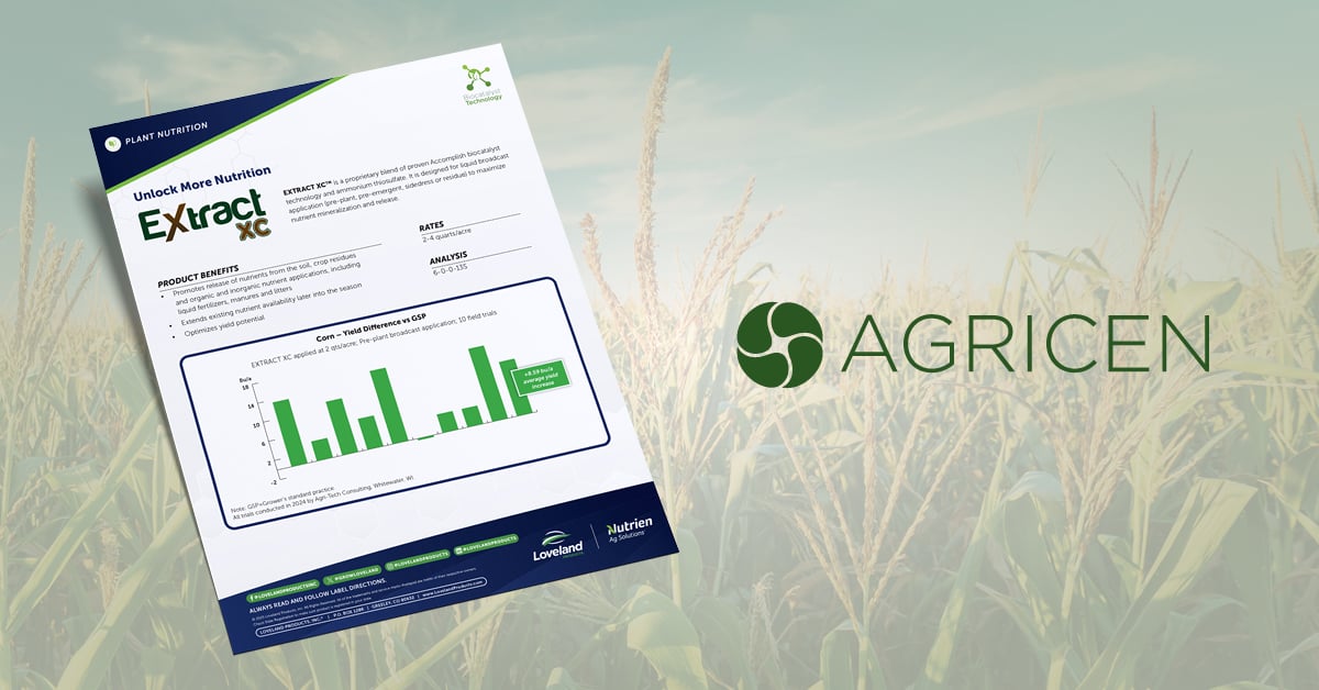 Deep Corn Extraction EXTRACT XC Corn Trials | Nutrient Release | Pre-Plant Broadcast