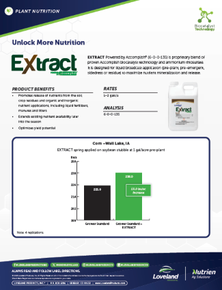 Extract Corn Pre-Plant App with Herbicide - LP