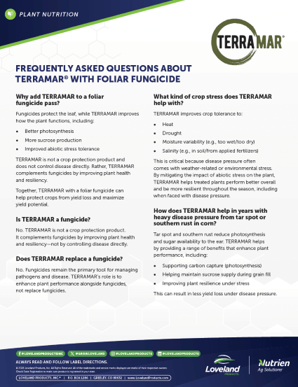 Terramar Foliar Fungicide FAQs